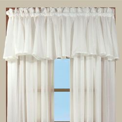 Sea Glass II Flounce Valance 84 x 15