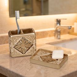 Majesty Soap Dish Champagne Gold