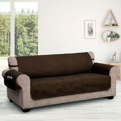 Stonehill Furniture Protector Chocolate Extra Long Sofa