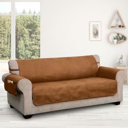 Stonehill Furniture Protector Cognac Extra Long Sofa