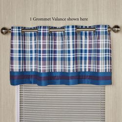 Stratton Grommet Valance Indigo 60 x 18