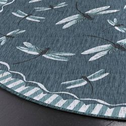 Dragonfly Flight Round Rug 710 Round
