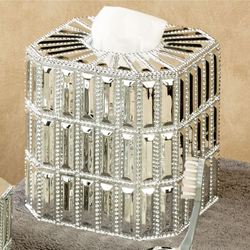Glitz Silver Tissue Cover