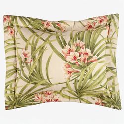 Katia Tropical Flanged Sham Light Cream
