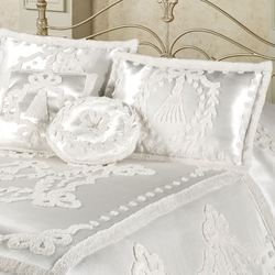 Lisette Flanged Sham White Standard