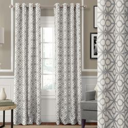 Crackle Grommet Curtain Panel