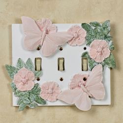 Butterfly in Bloom Pastel Triple Switch