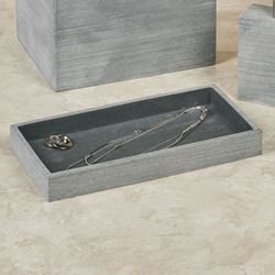 Slate Vanity Tray Dark Gray