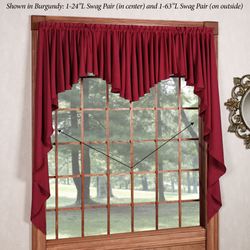 Glasgow Long Swag Valance Pair 62 x 54