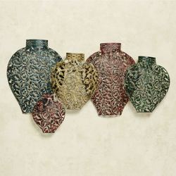 Collection of Vases Wall Art Multi Jewel