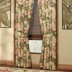 Tropical Haven Tailored Curtain Pair Multi Warm 84 x 84