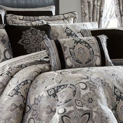 Guiliana Comforter Set Silver Gray