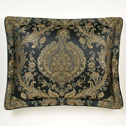 Bellevue Flanged Sham Black