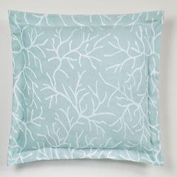 Coral Delight Matelasse Flanged European Sham