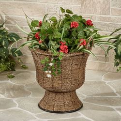 Zostera Flower Pot Vase Brown