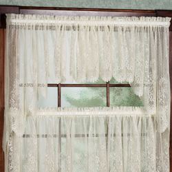 Floret Swag Valance Pair  68 x 32