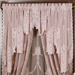 Garland Lace Swag Valance Pair
