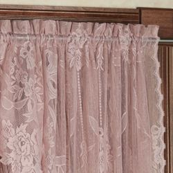 Garland Lace Swag Valance Pair