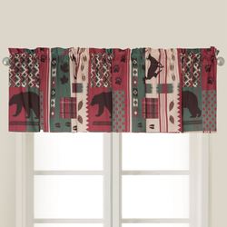 Killian Ridge Tailored Valance Multi Earth 72 x 15.5