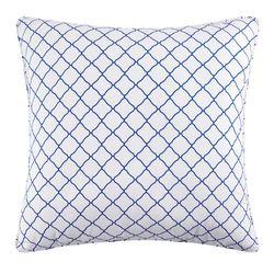 Julianna Piped Sham Royal Blue European