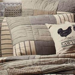 Sawyer Mill Patchwork Quilted Sham Multi Warm