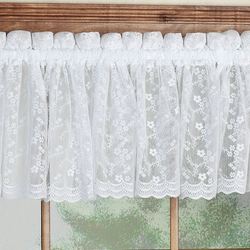 Bridal Lace Tailored Valance  60 x 12