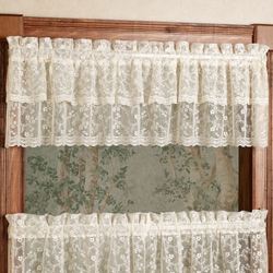 Bridal Lace Ruffled Valance 60 x 12