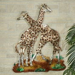 Sahara Pride Giraffe Wall Sculpture