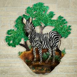 Zebra Wall Sculpture