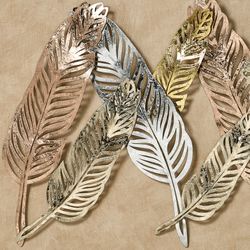 Feather Flutters Wall Art Multi Metallic