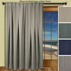 Grand Pointe Back Tab Patio Curtain Panel 110 x 84