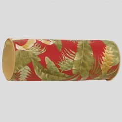 Captiva Corded Pillow Dark Red Neckroll