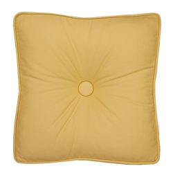 Captiva Solid Color Tufted Pillow Goldenrod 15 Square