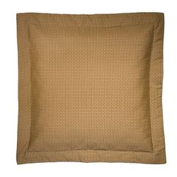 La Selva Flanged Sham Caramel European