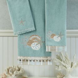 By the Sea Bath Towel Set Spa Bath Hand Fingertip