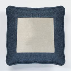 Spellbound Piped Border Pillow Indigo 18 Square