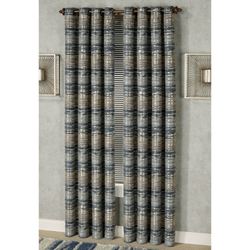 Spellbound Wide Grommet Curtain Pair Indigo 100 x 84