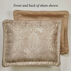 Camelot Flanged Sham Almond