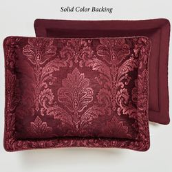 Camelot Flanged Sham Burgundy