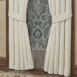 Camelot Tailored Curtain Pair Ivory
