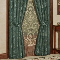 Camelot Tailored Curtain Pair Emerald Green