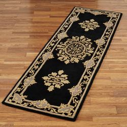 Belmont Rug Runner Black 23 x 76