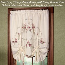Bella Rose Tie Up Shade  50 x 63