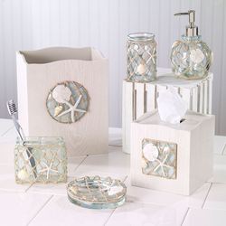 Sea Glass Lotion Soap Dispenser Aqua Mist