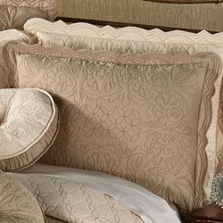 Everafter Quilted Sham Almond