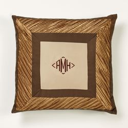 Delta Tailored Pillow Bronze 20 Square