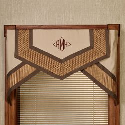 Delta Cornice Valance Bronze Three Piece Set