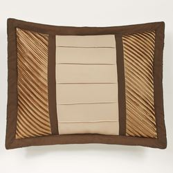 Delta Flanged Tailored Sham Bronze