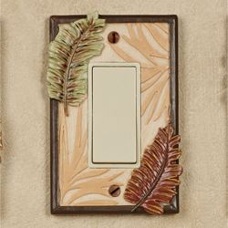 Tropic Palms Single Dimmer Rocker Multi Warm