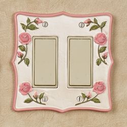 Bridal Rose Double Dimmer Rocker Blush